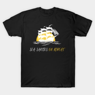 Pirate Ship Singing Sea Shanties T-Shirt